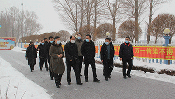 德惠市赵文波市长莅临德翔食品检查疫情防控和安全生产工作